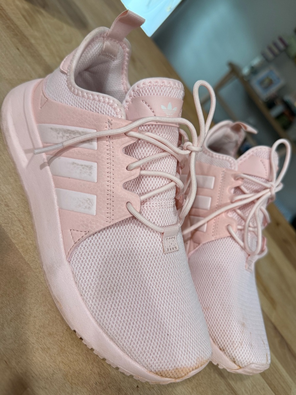 adidas Light Pink Women's Mesh Running Sneakers